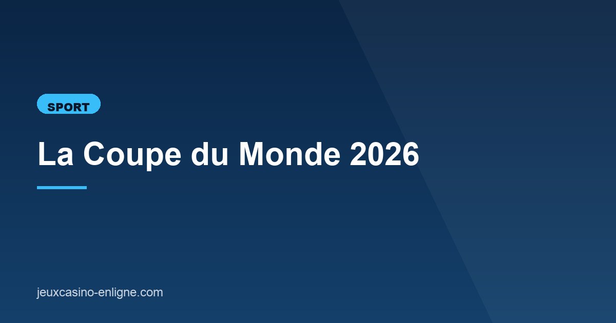 Illustration de l'article consacré à la Coupe du Monde 2026